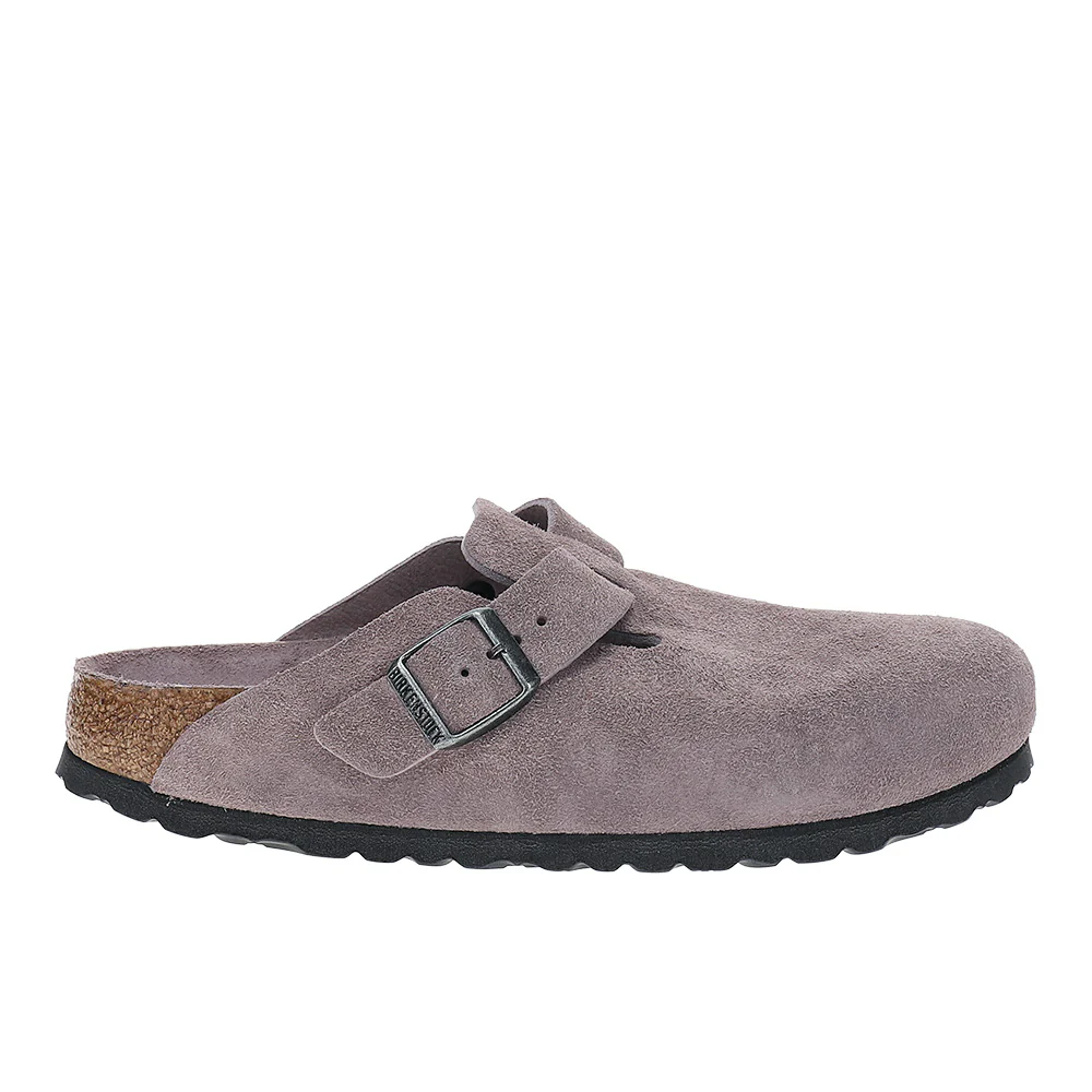 Boston Soft Footbed Suede Leather Clogs