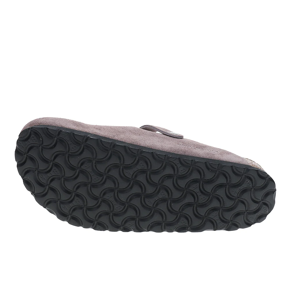 Boston Soft Footbed Suede Leather Clogs - Image 5