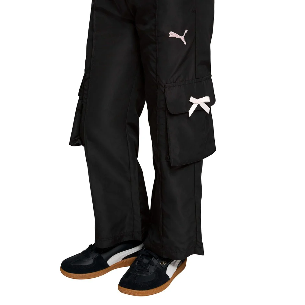 Bow Society Pack Poly Woven Wide Leg Cargo Pants (Youth) - Image 3