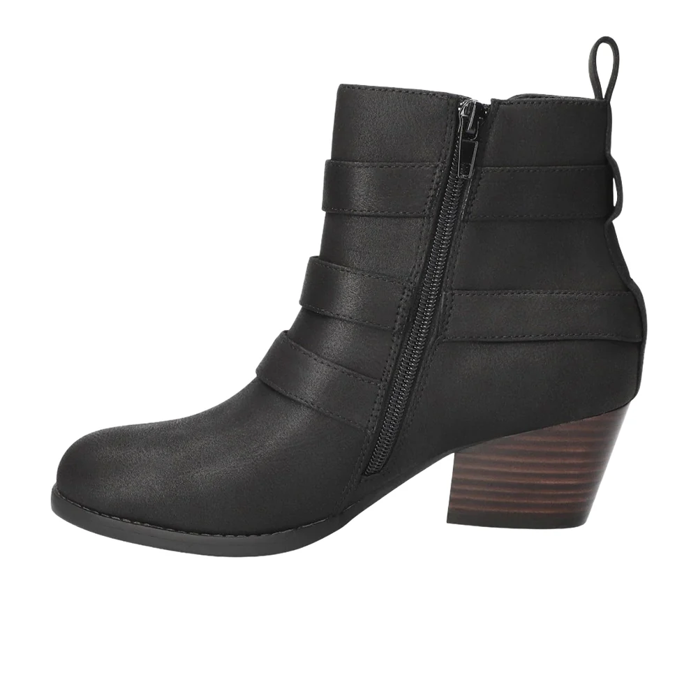 Bowie Ankle Round Toe Zippered Booties - Image 3