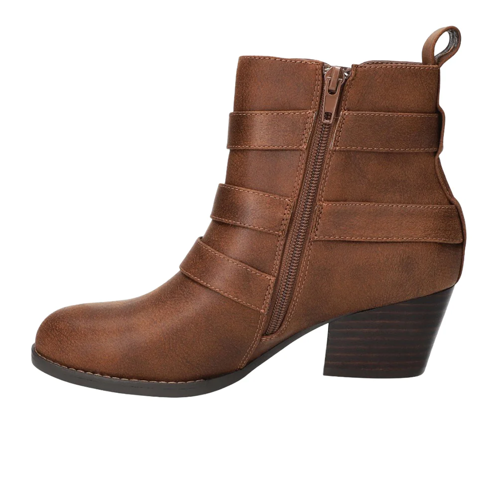 Bowie Ankle Round Toe Zippered Booties - Image 3