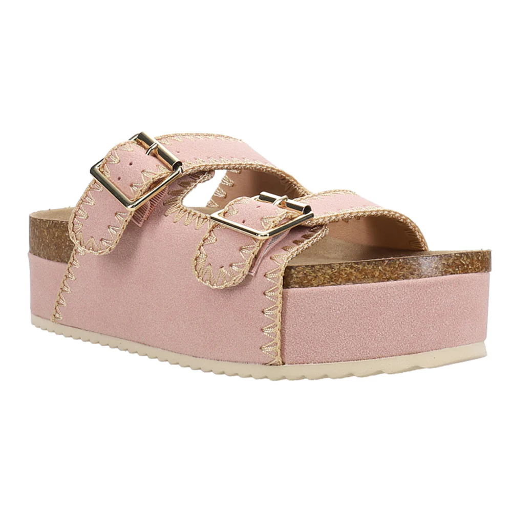 Bowie Footbed Platform Slide Sandals - Image 2