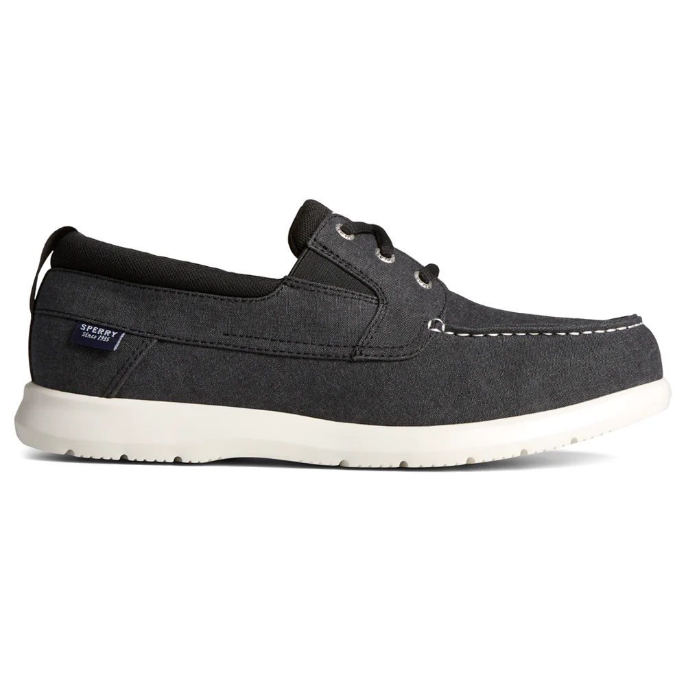 Bowrider Plushstep 3-Eye Chambray Boat Shoes