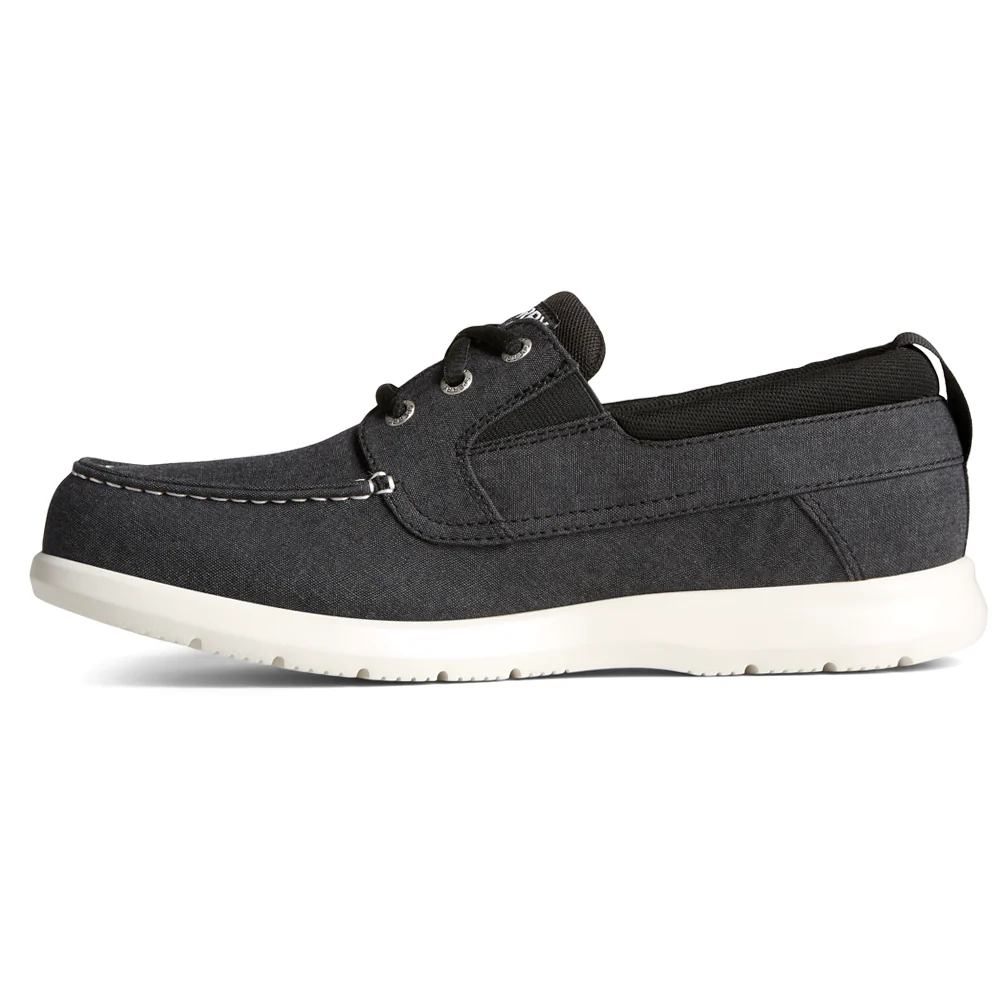 Bowrider Plushstep 3-Eye Chambray Boat Shoes - Image 3