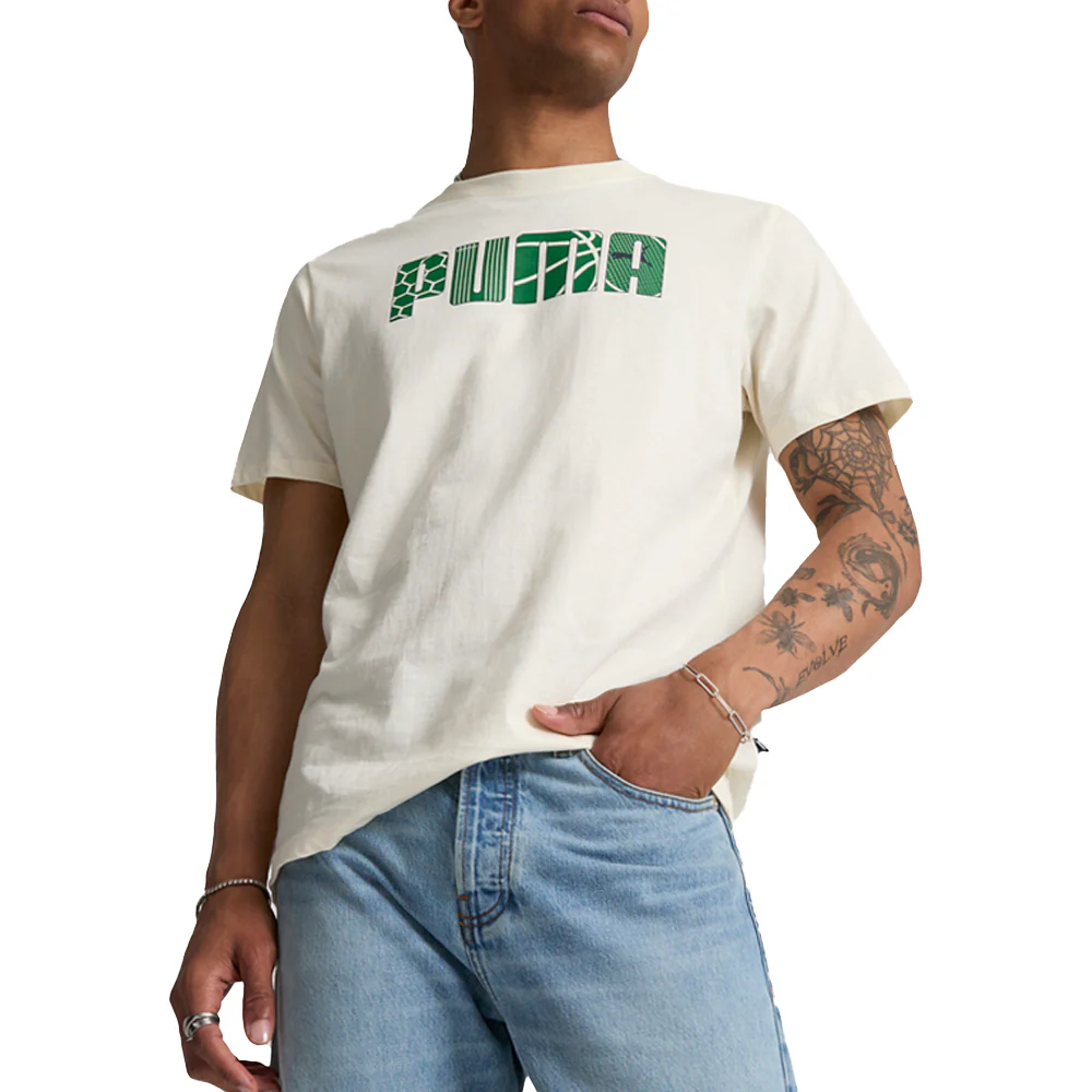 Branded Graphic Crew Neck Short Sleeve T-Shirt - Image 3