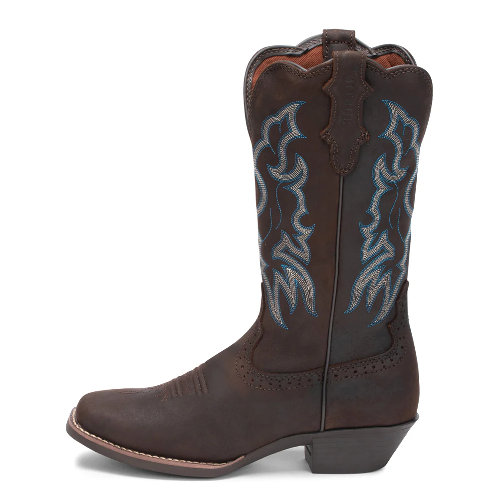 Brandy Square Toe Pull On Cowboy Boots - Image 3