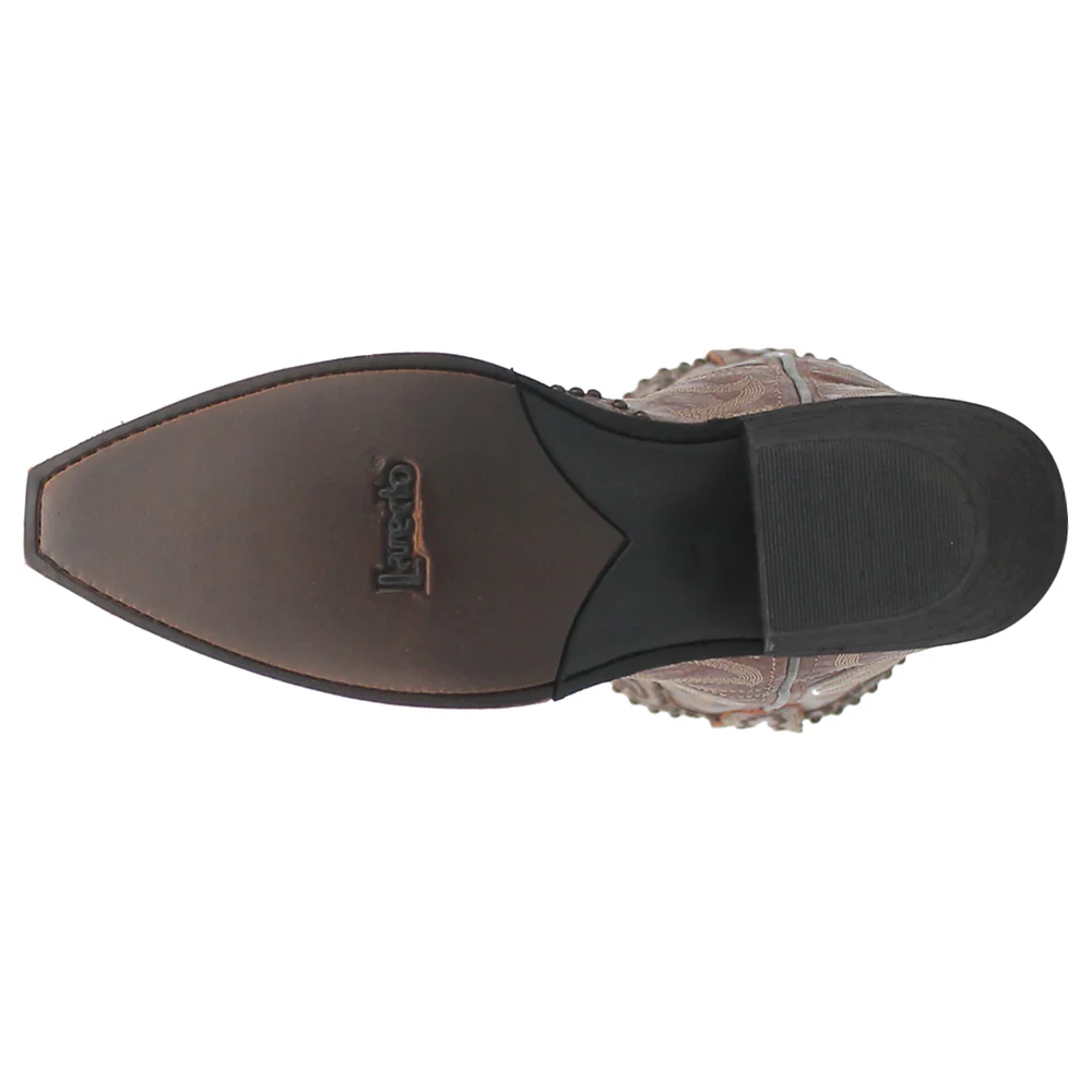 Braylynn Embroidered Studded Snip Toe Cowboy Boots - Image 5
