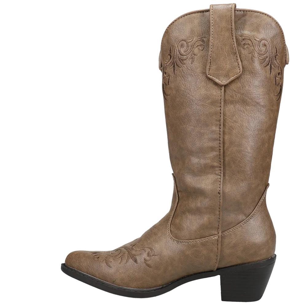 Brooklyn Round Toe Cowboy Boots - Image 3