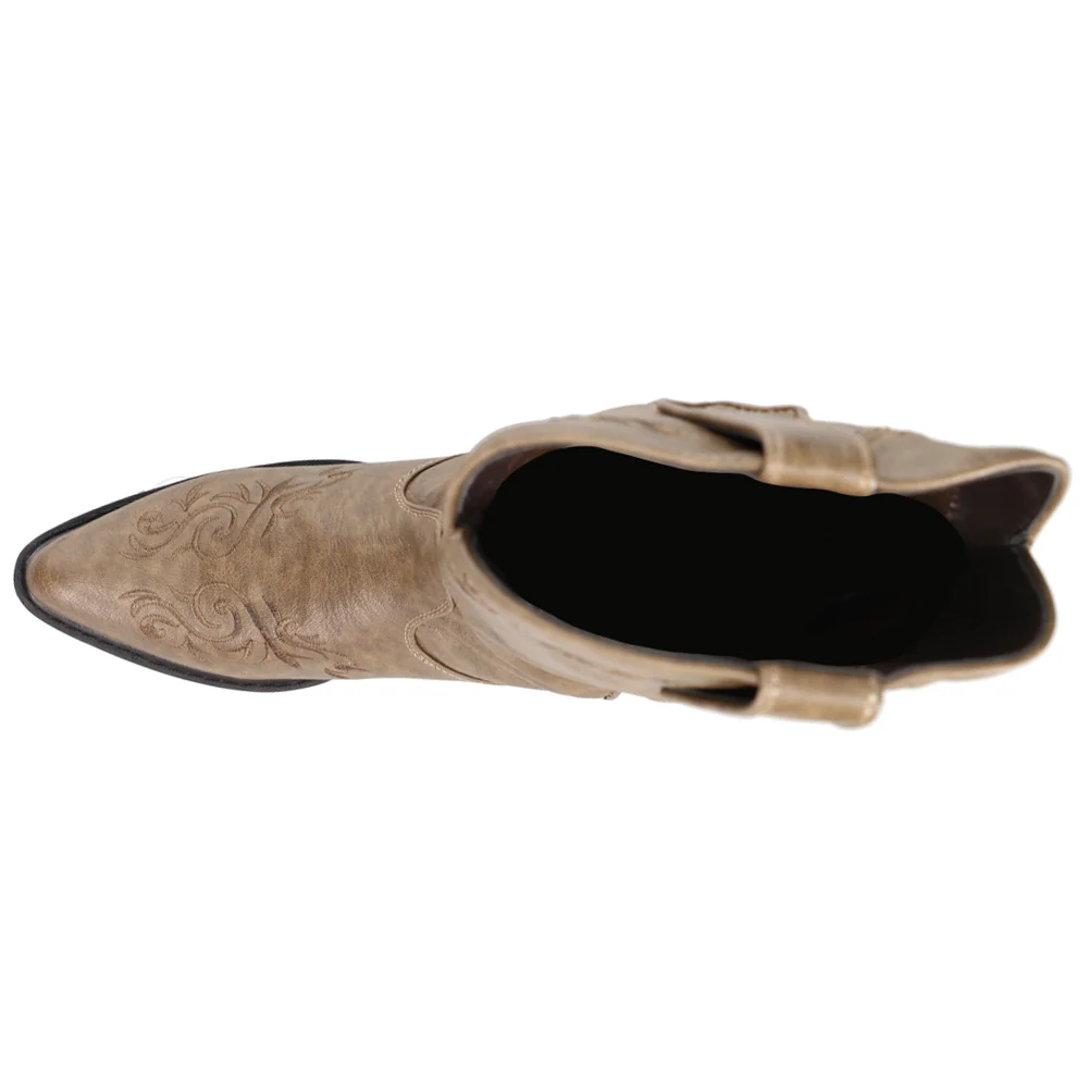 Brooklyn Round Toe Cowboy Boots - Image 4