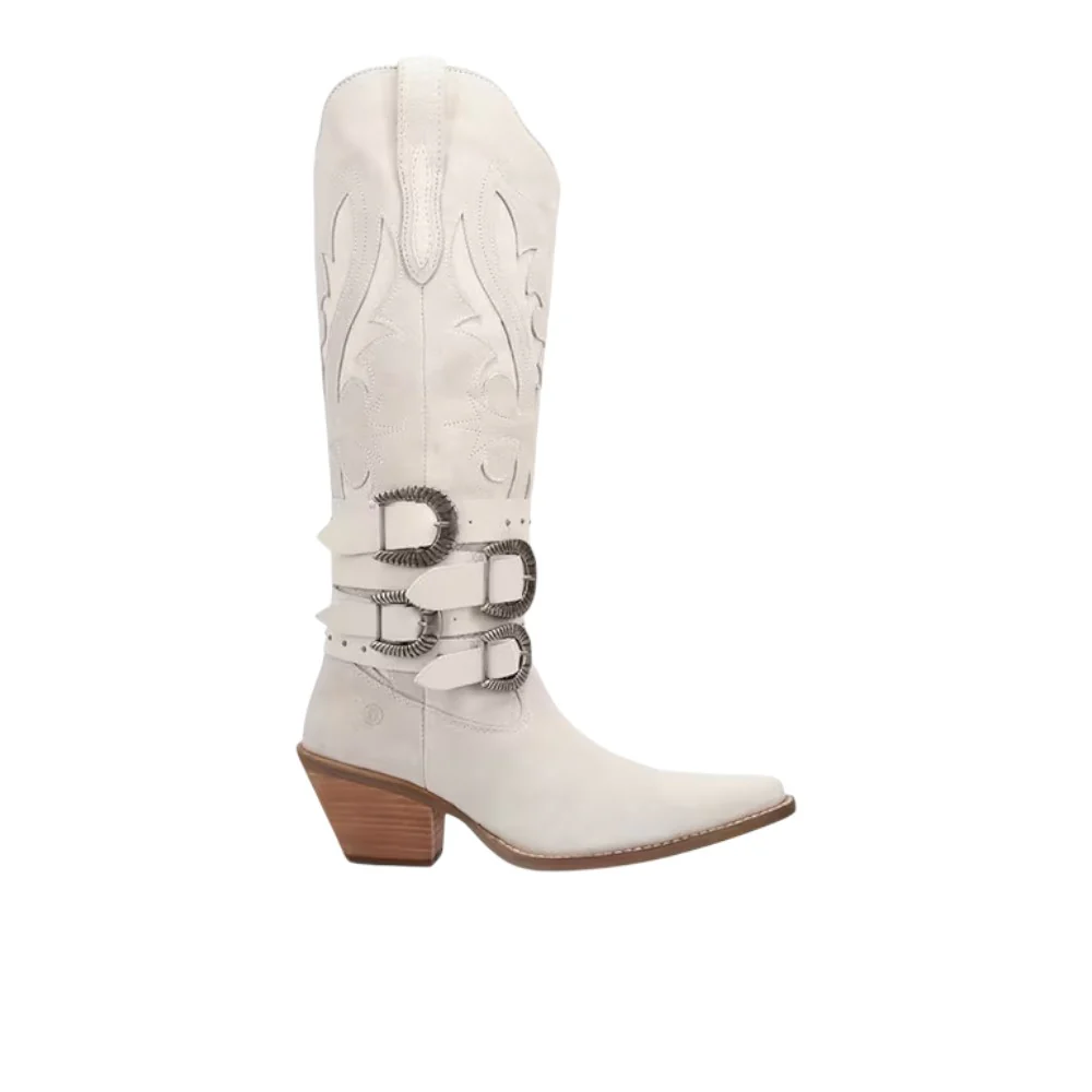 Buck Wild Suede Leather Snip Toe Cowboy Boots
