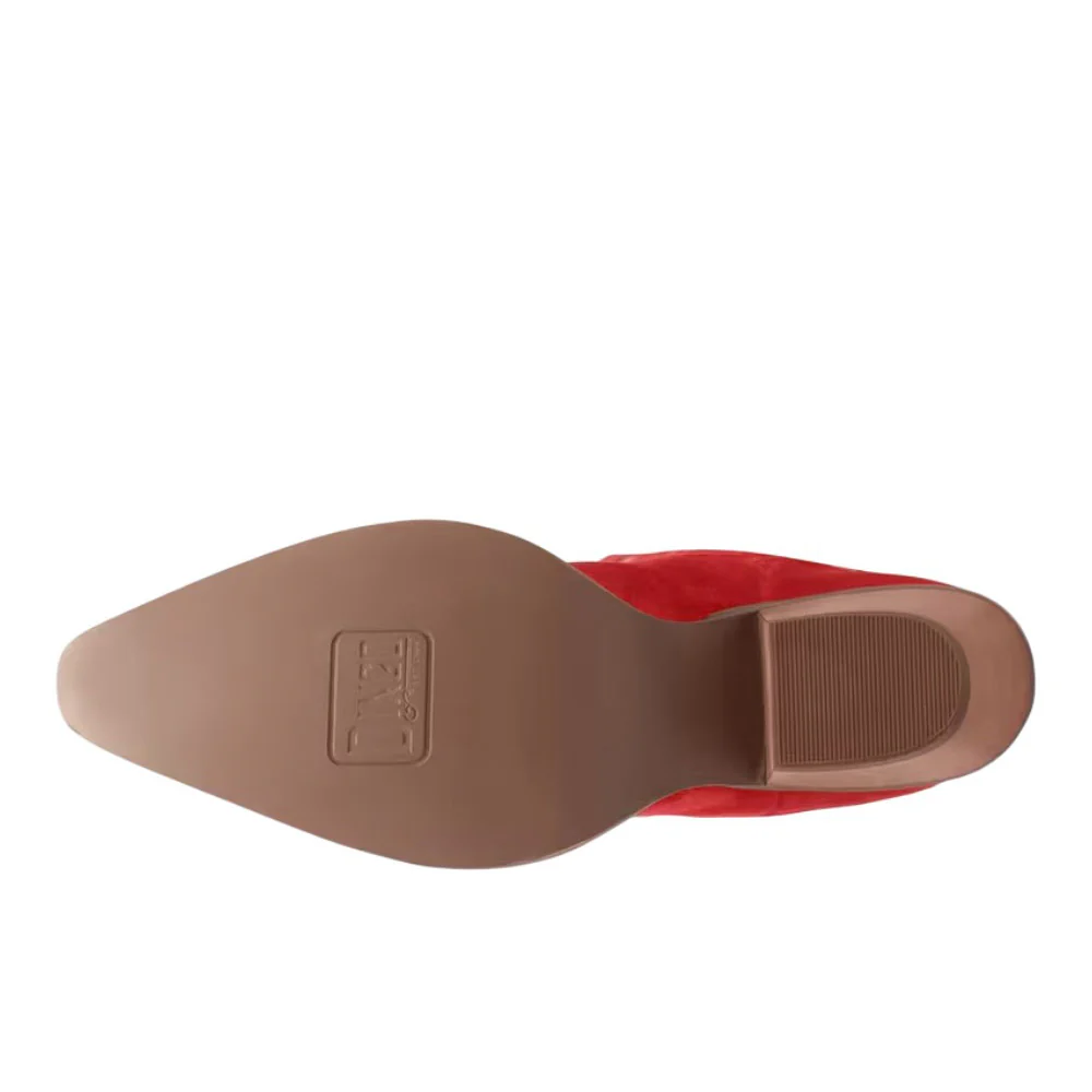Buck Wild Suede Leather Snip Toe Cowboy Boots - Image 5