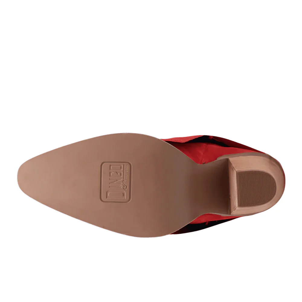 Buckle Bunny Suede Leather Snip Toe Cowboy Boots - Image 5
