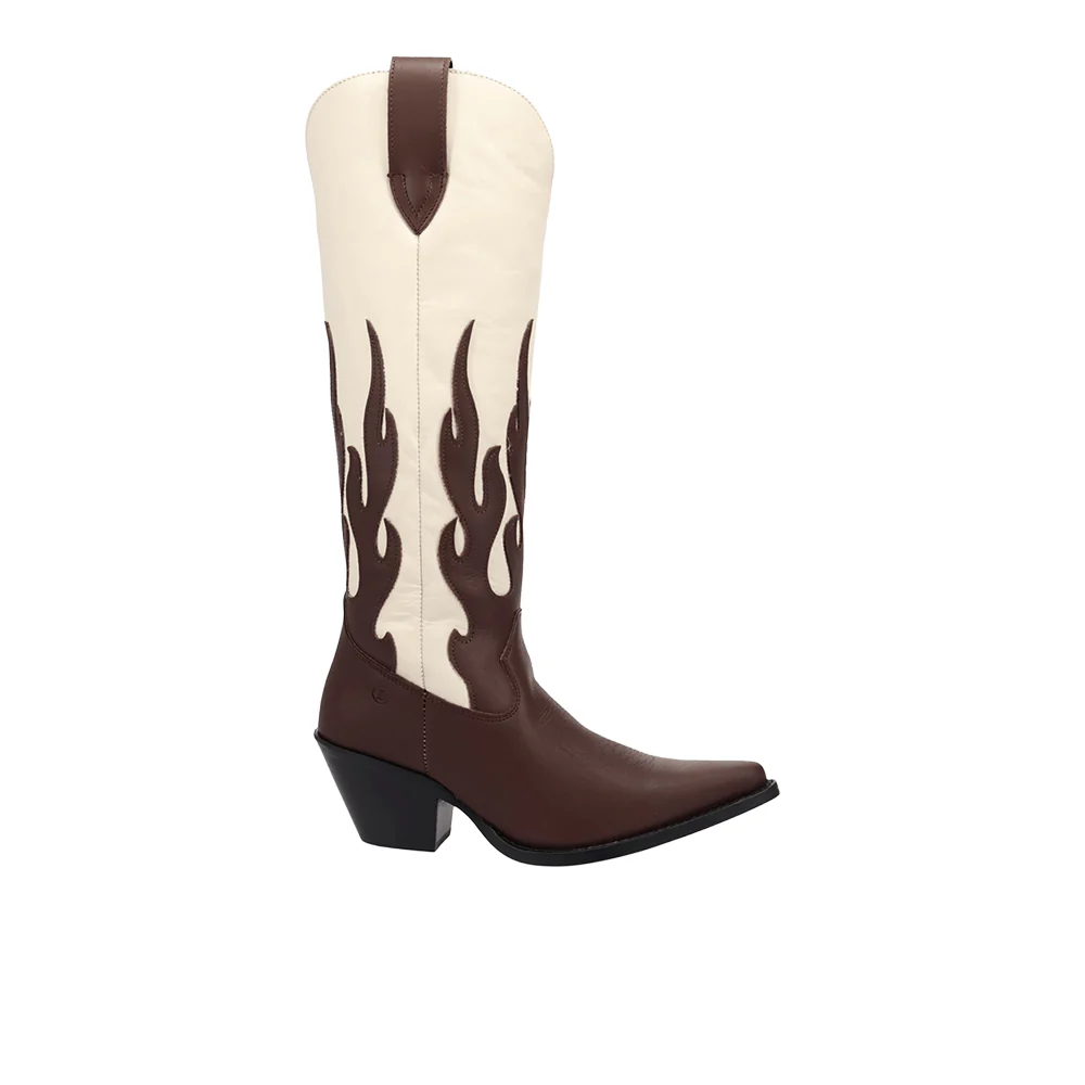 Burnin' Love Leather Snip Toe Cowboy Boots