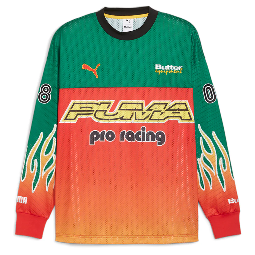 PUMA X BUTTER GOODS Graphic Crew Neck Long Sleeve Jersey - Image 2