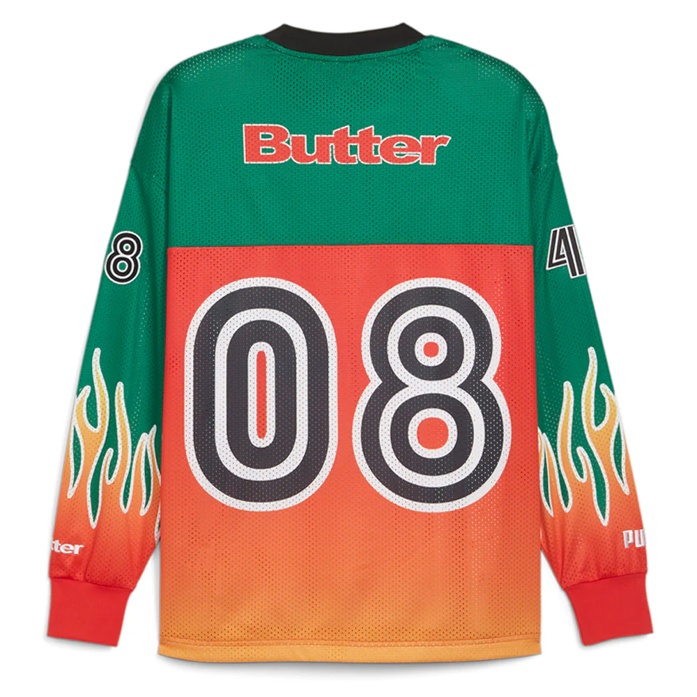 PUMA X BUTTER GOODS Graphic Crew Neck Long Sleeve Jersey - Image 3