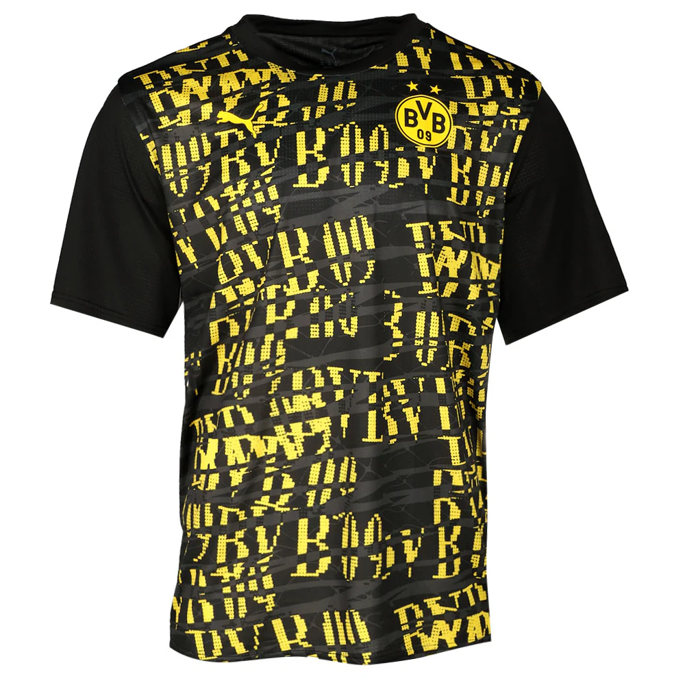 BVB Pre-match Crew Neck Short Sleeve Soccer Jersey - Image 3