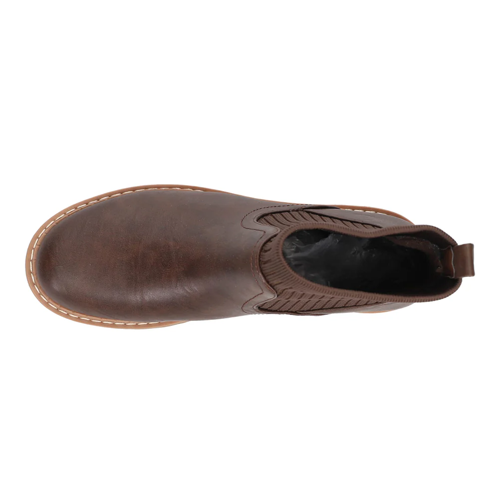 Cabin Fever Round Toe Chelsea Boots - Image 4