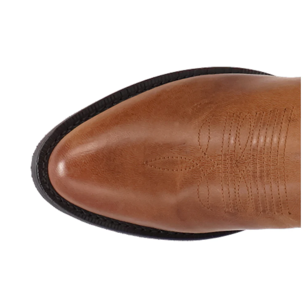 Cabrera Booties Round Toe Pull On Cowboy Boots - Image 4