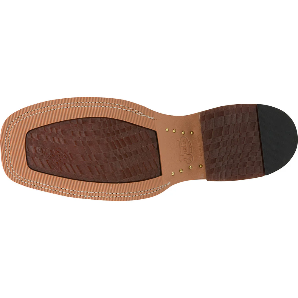 Caddo Square Toe Pull On Cowboy Boots - Image 5