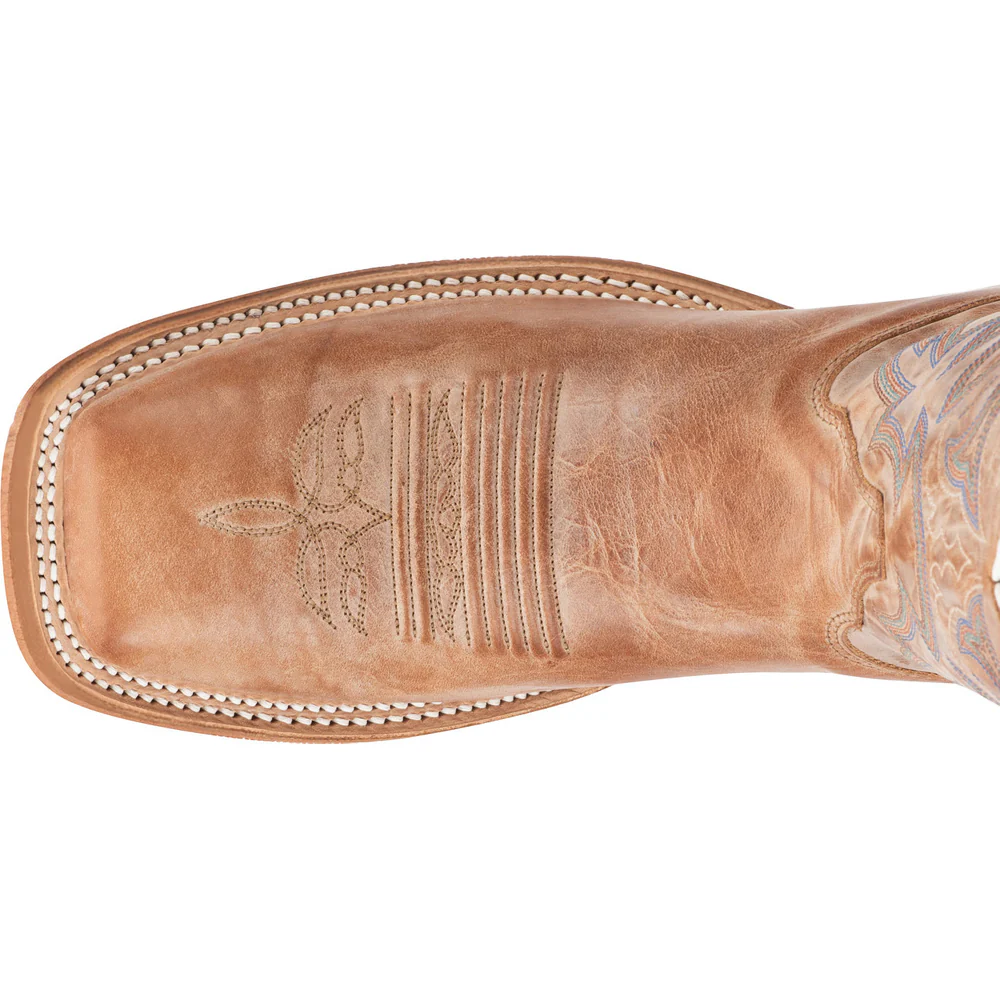 Caddo Square Toe Pull On Cowboy Boots - Image 4