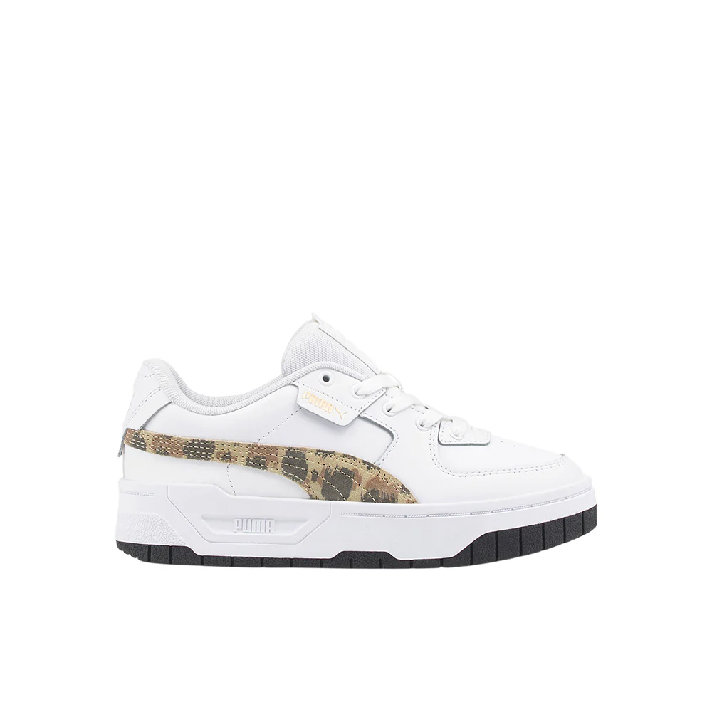 Cali Dream Animal Print Lace Up Sneakers (Big Kid)