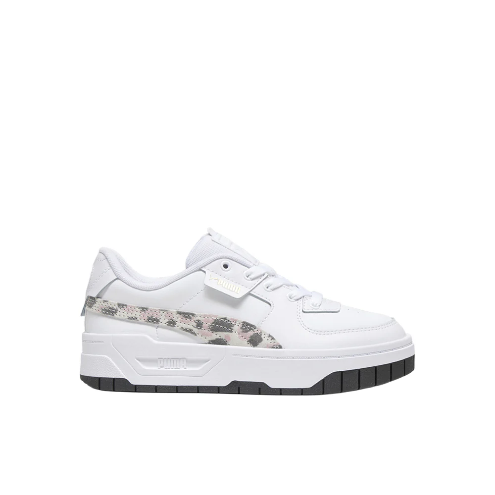 Cali Dream Animal Print Lace Up Sneakers (Big Kid)