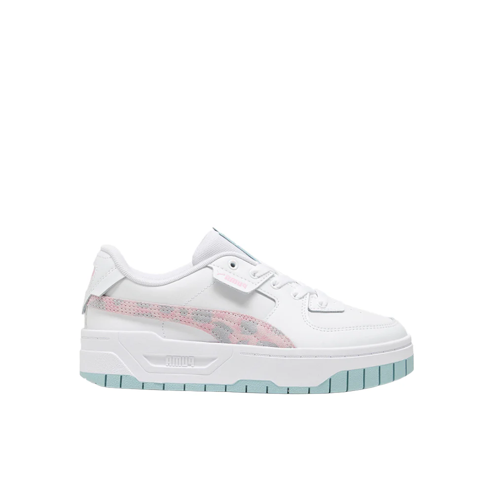 Cali Dream Animal Print Lace Up Sneakers (Big Kid)