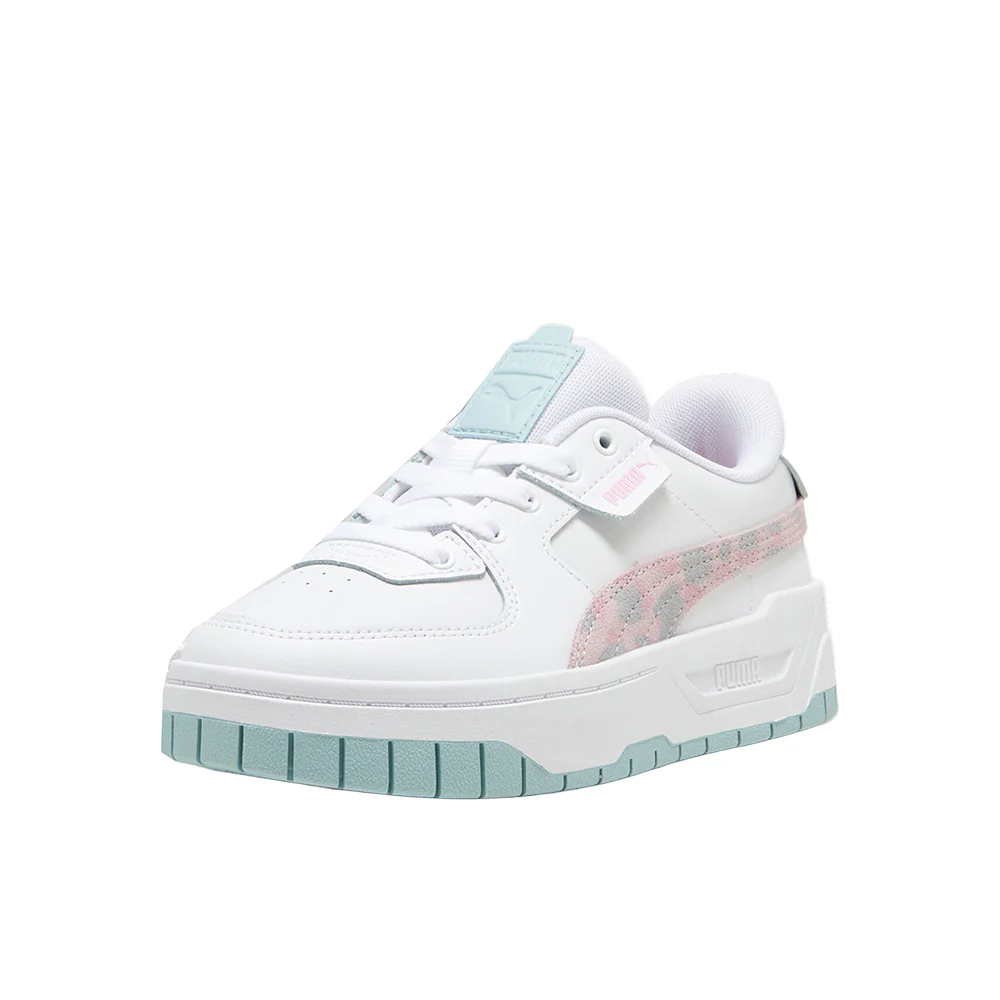 Cali Dream Animal Print Lace Up Sneakers (Big Kid) - Image 2