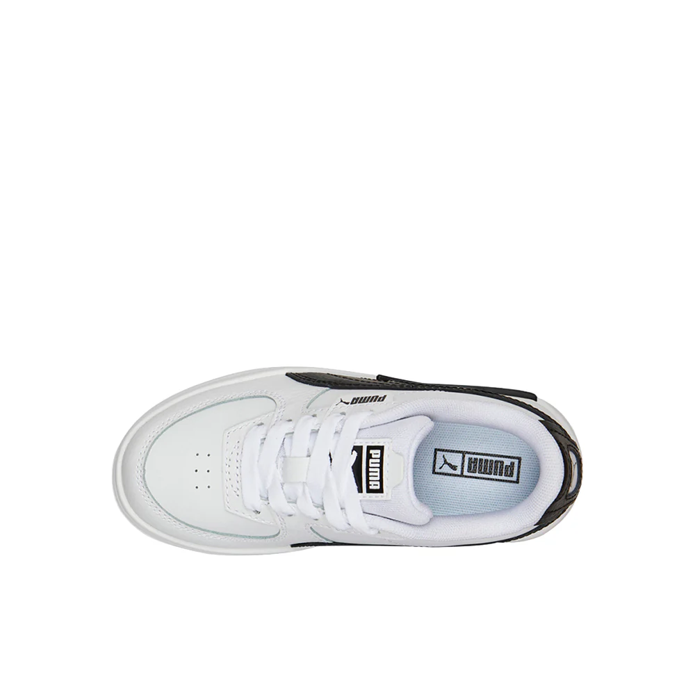 Cali Dream Leather Lace Up Sneakers (Little Kid) - Image 4