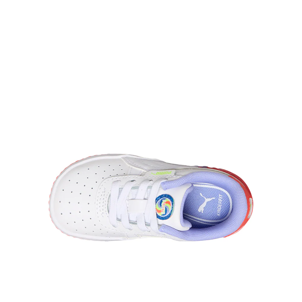 Cali Lollipop Perforated Lace Up Sneakers (Toddler) - Image 4