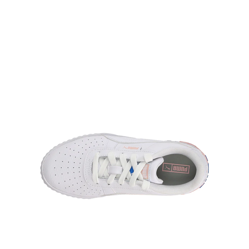 Cali Perforated Toe Lace Up Sneakers (Little Kid) - Image 4