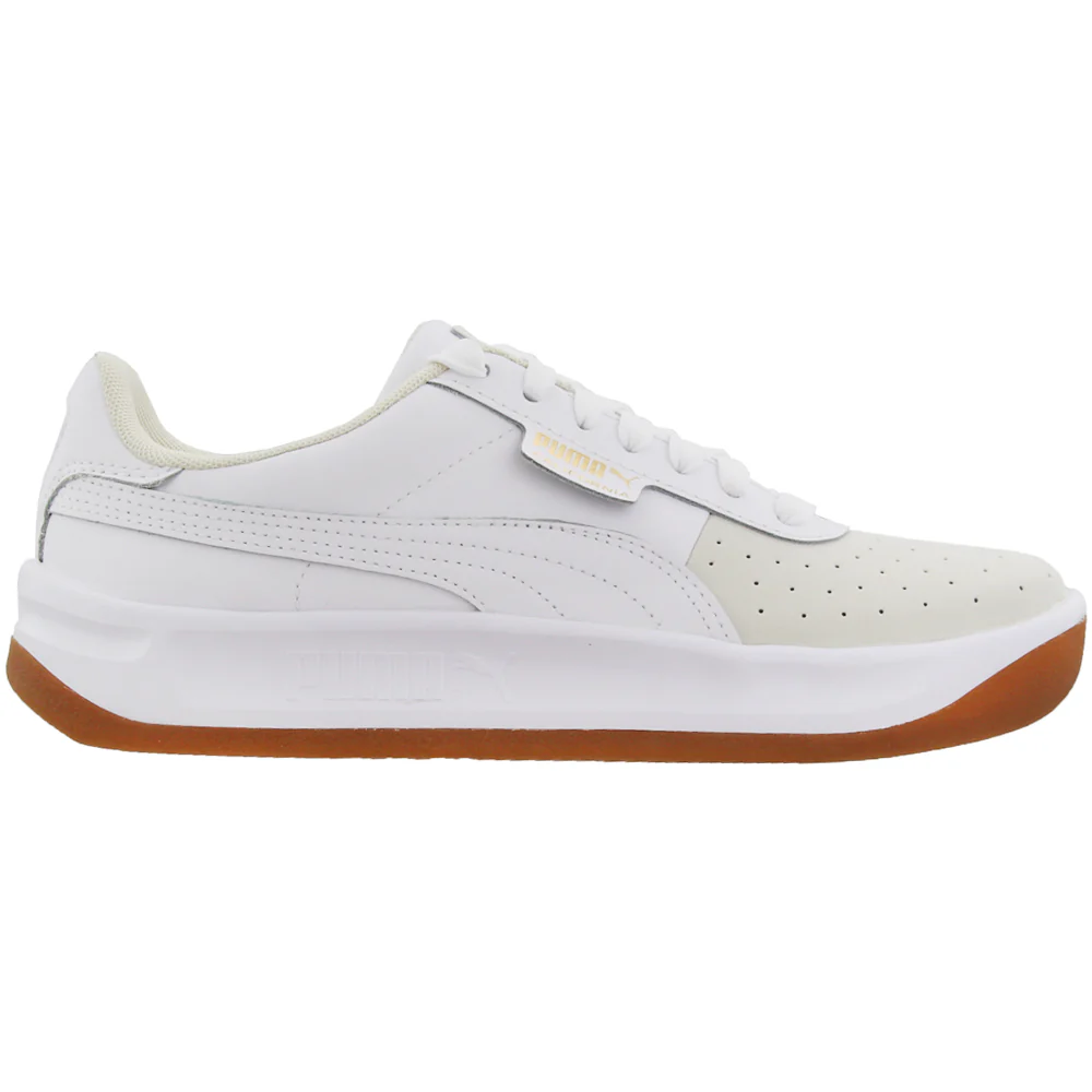 California Exotic Perforated Lace Up Sneakers