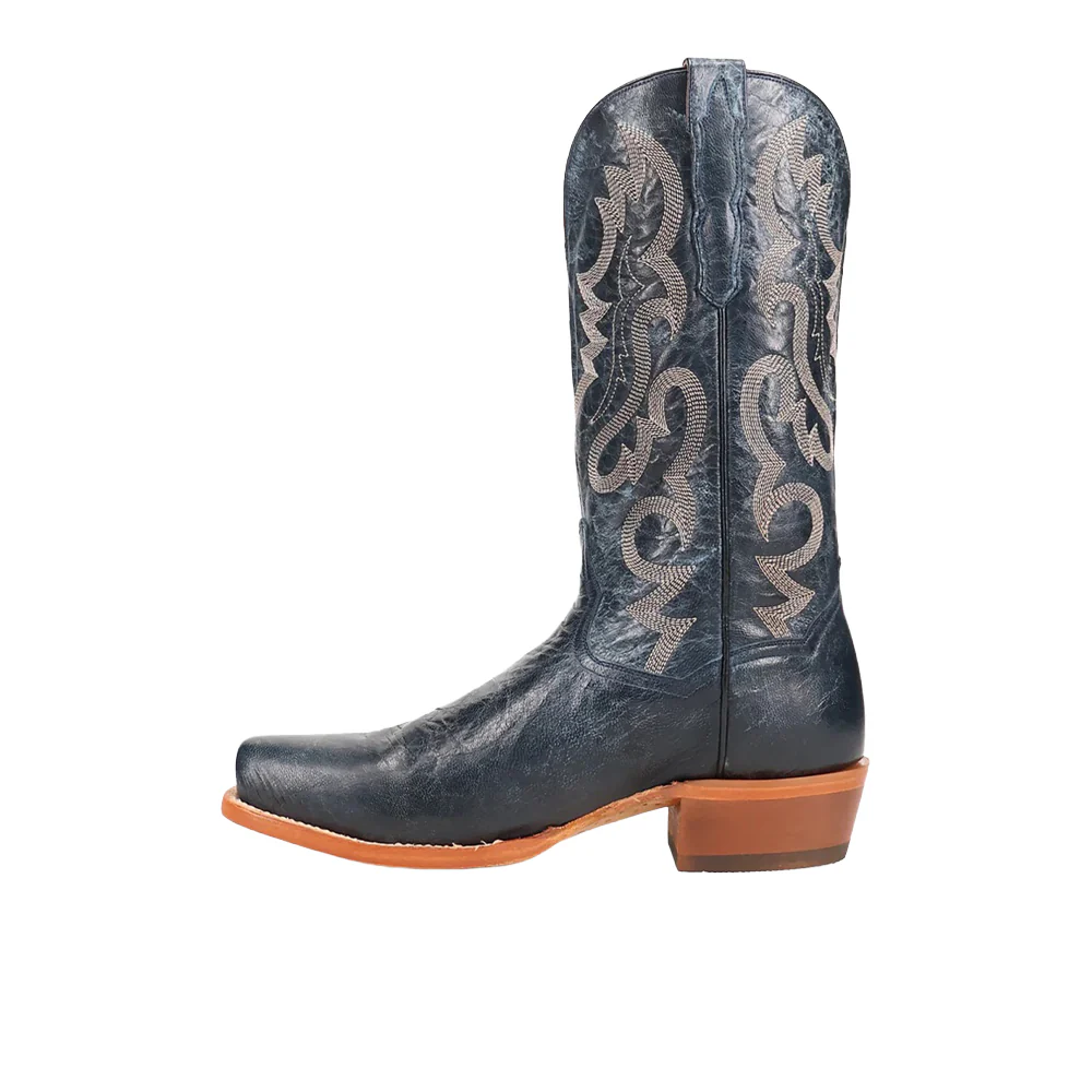 Calvin Embroidered Pull On Square Toe Cowboy Boots - Image 3