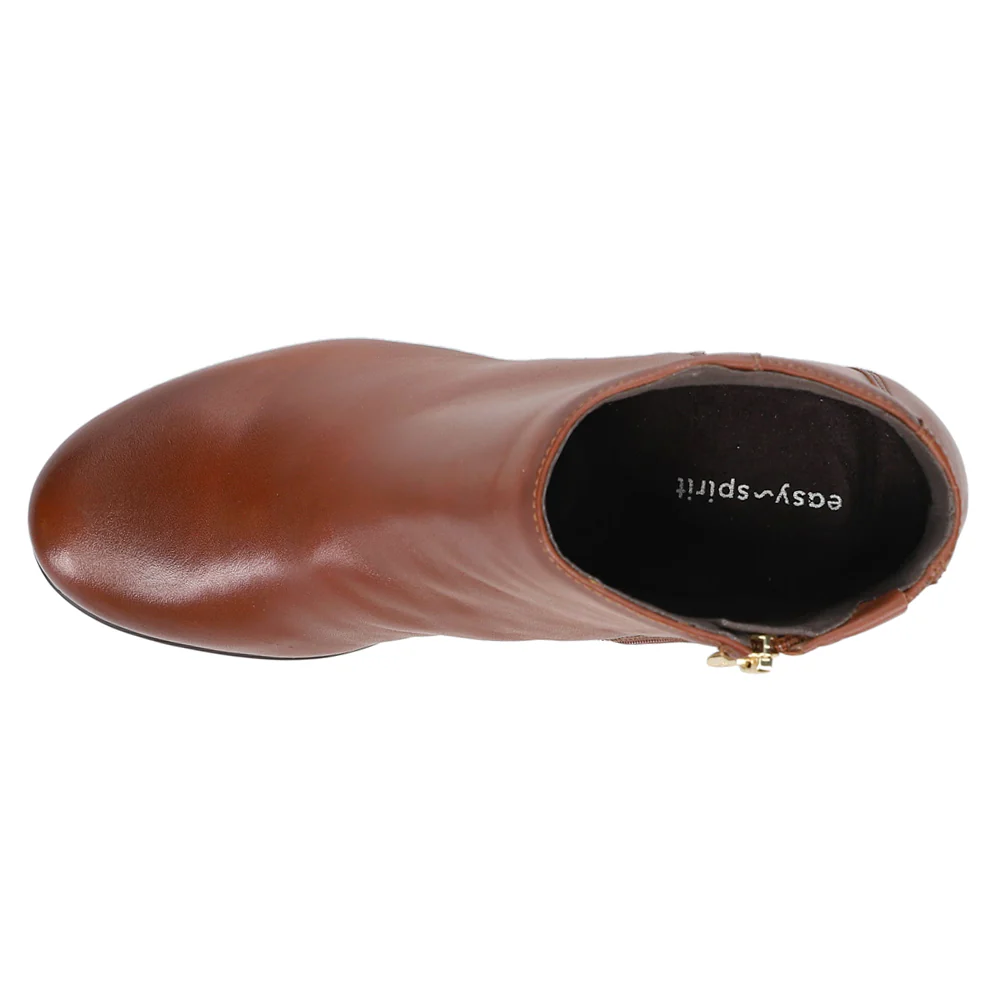 Camira Round Toe Zippered Booties - Image 4