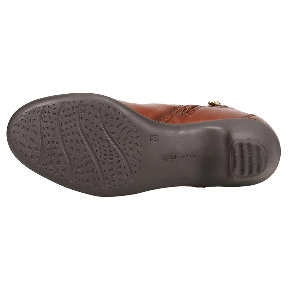 Camira Round Toe Zippered Booties - Image 5