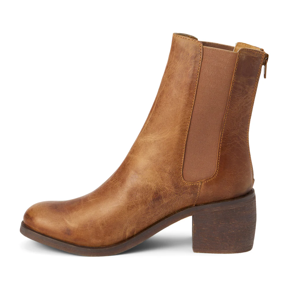Campello Round Toe Zippered Chelsea Boots - Image 3