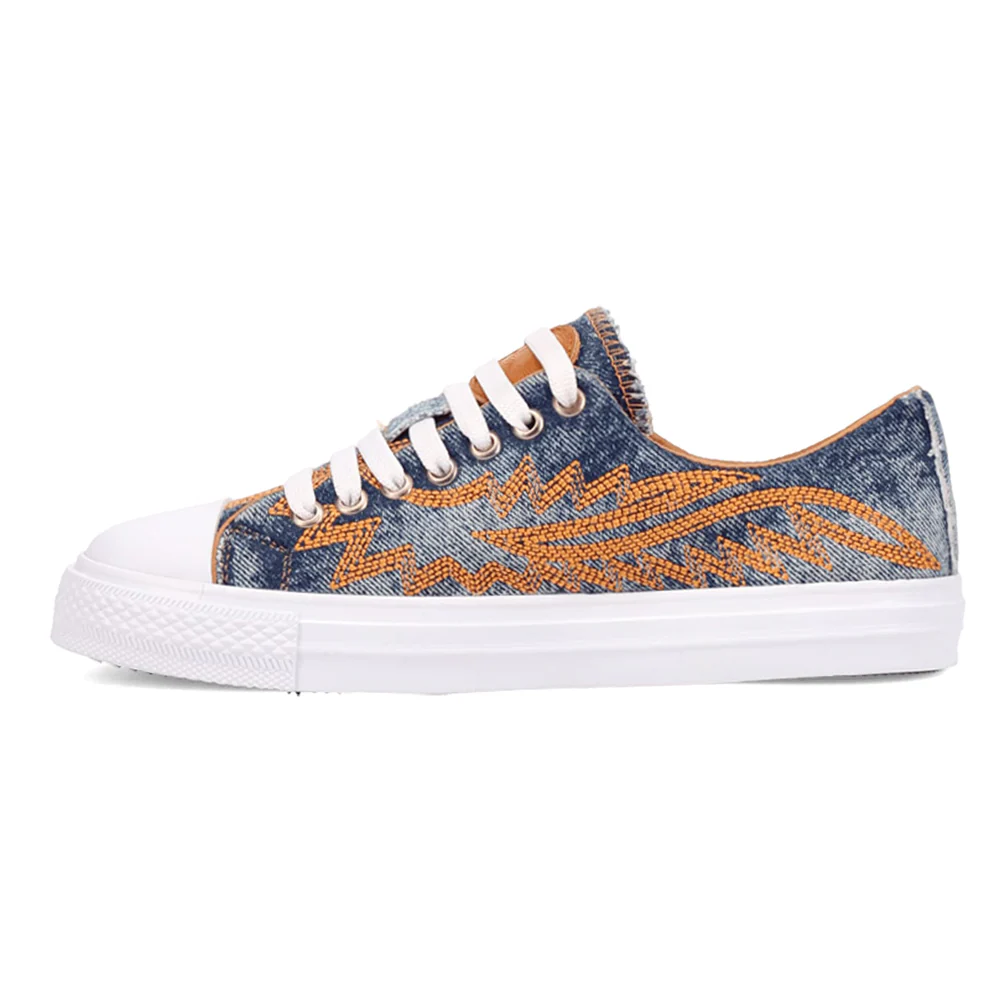 Campus Embroidered Lace Up Sneakers - Image 3