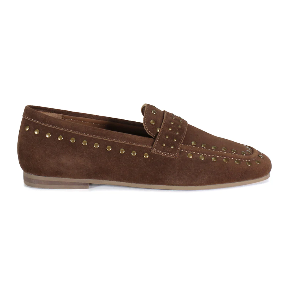 Can Yon Studded Slip On Loafers