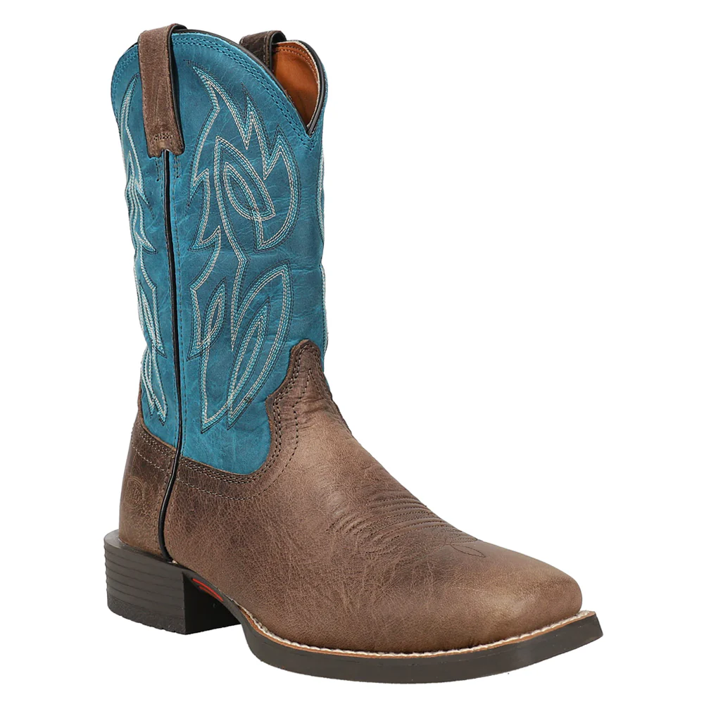 Canter Square Toe Pull On Cowboy Boots - Image 2