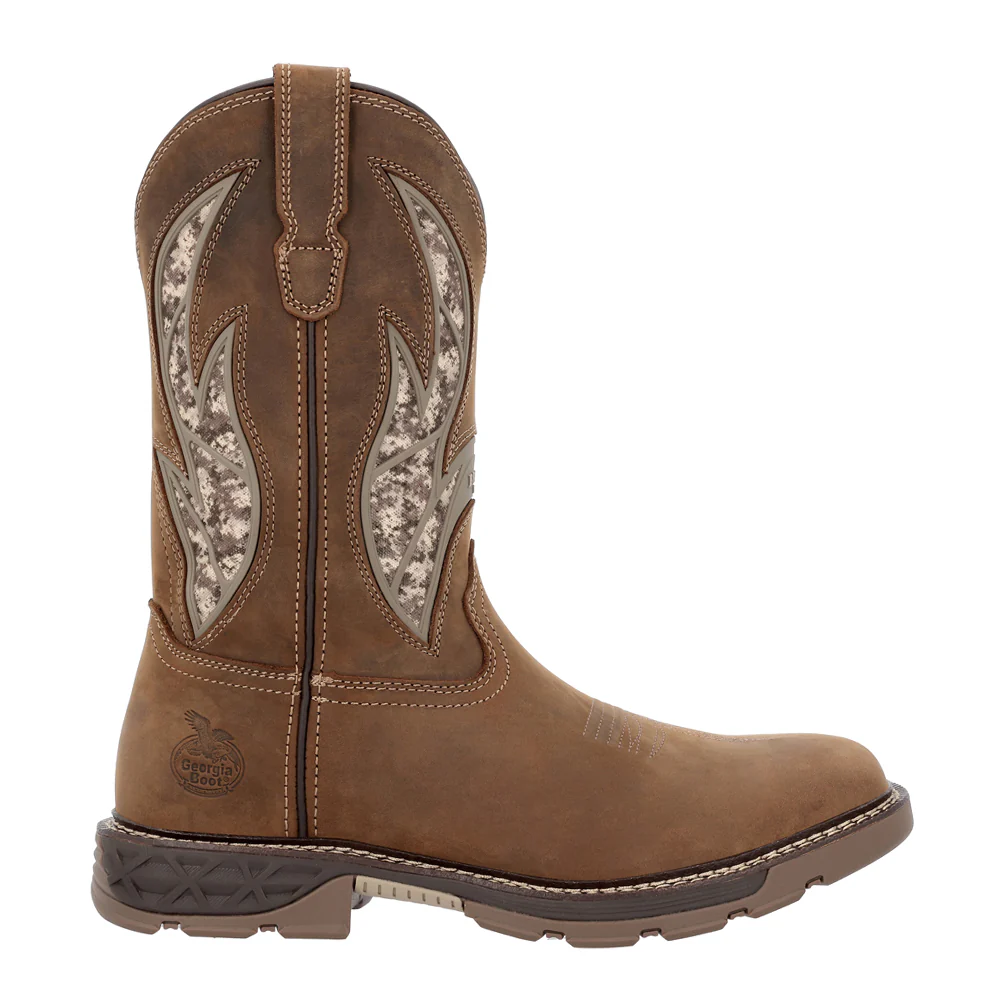 Carbo-Tec FLX Embroidered 11 Inch Slip Resistant Alloy Toe Work Boots