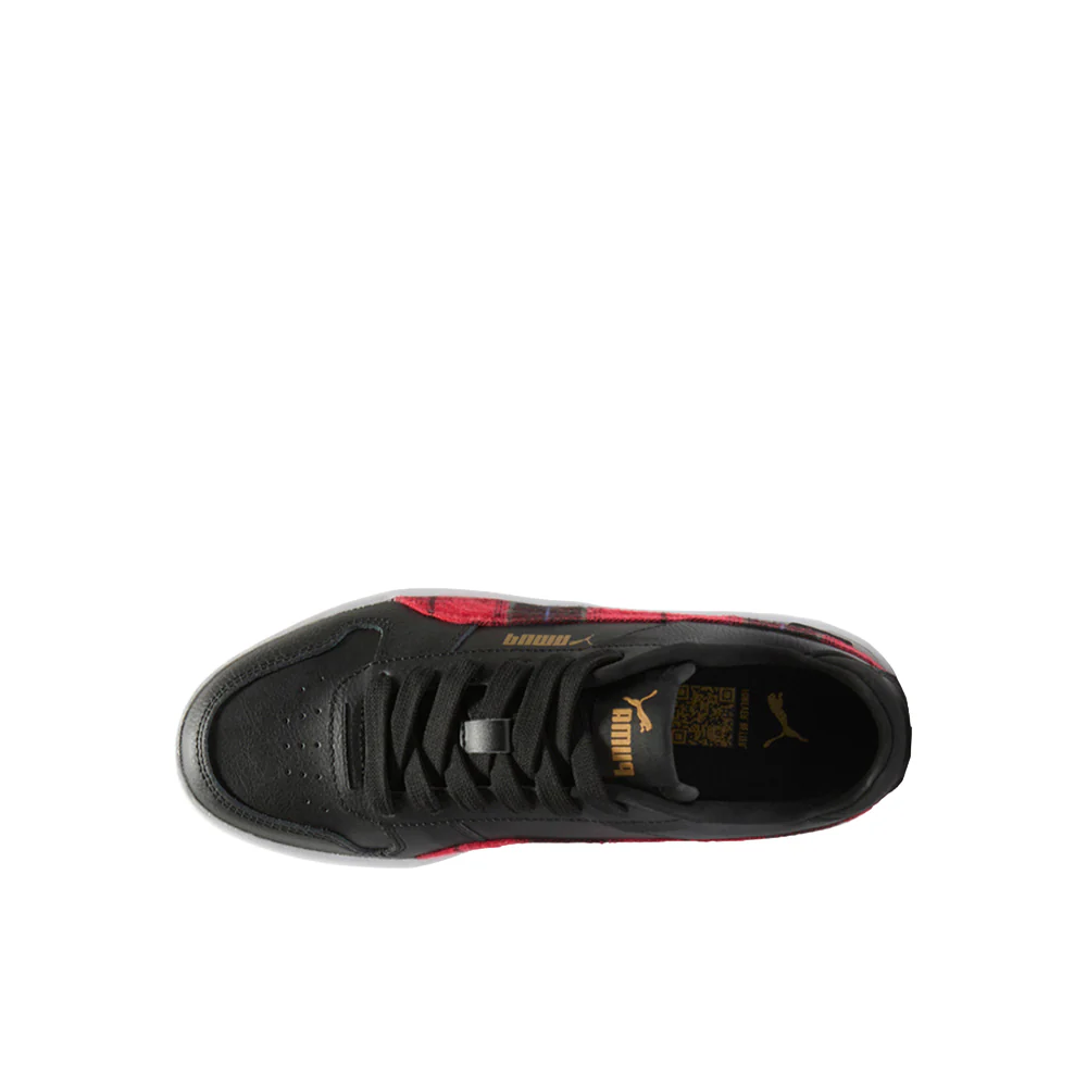 Carina Street Punk Plaid Lace Up Sneakers (Big Kid) - Image 4