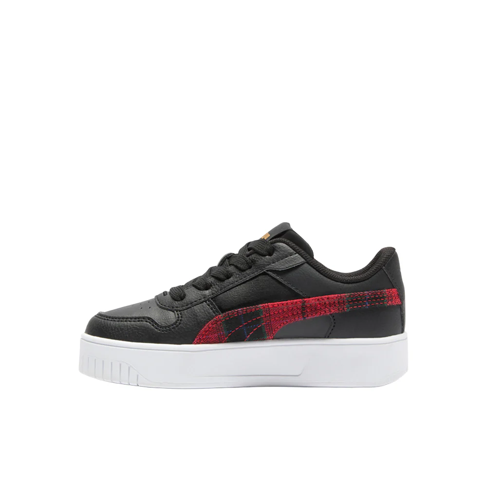 Carina Street Punk Plaid Lace Up Sneakers (Little Kid) - Image 3
