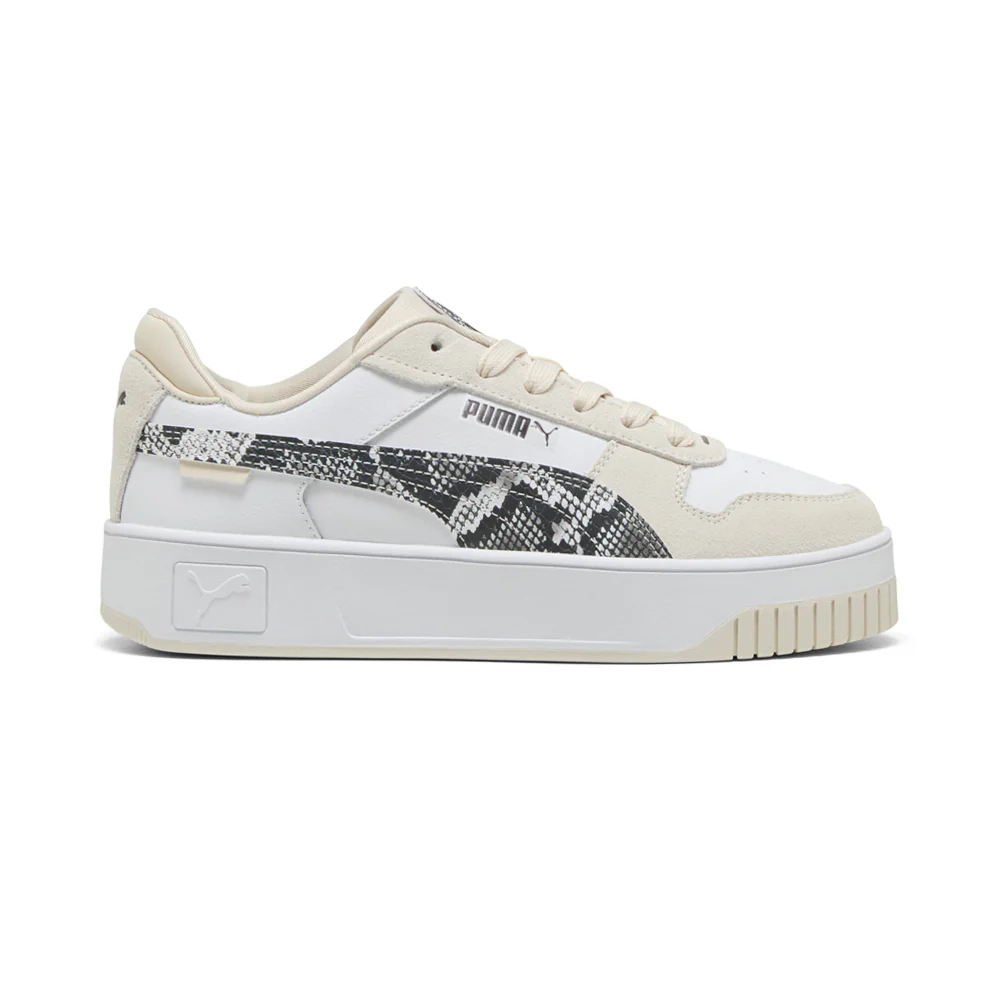 Carina Street Snake Chic Lace Up Sneakers