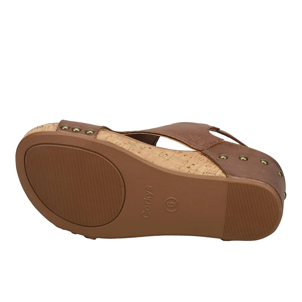 Carley Studded Wedge Slingback Sandals - Image 5
