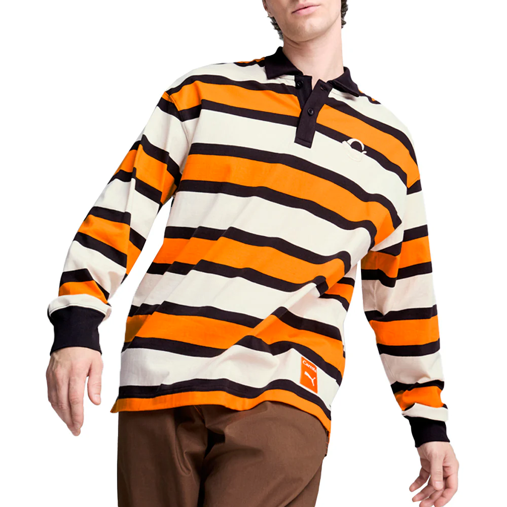 PUMA X CARROTS Collared Long Sleeve Pullover Shirt