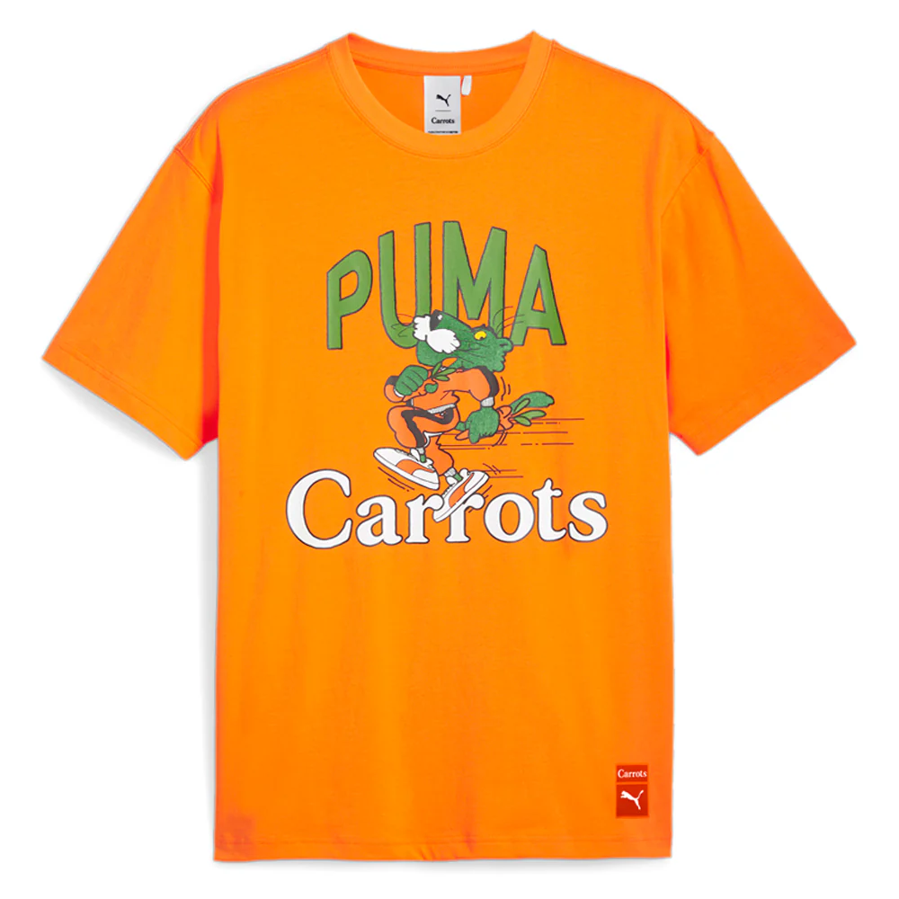 PUMA X CARROTS Graphic Crew Neck Short Sleeve T-Shirt - Image 3