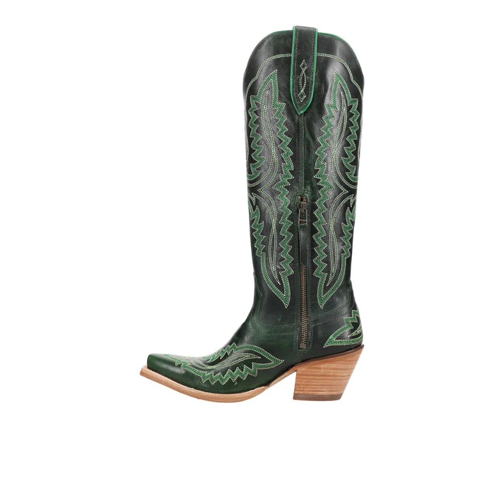 Casanova Embroidered Snip Toe Zippered Cowboy Boots - Image 3