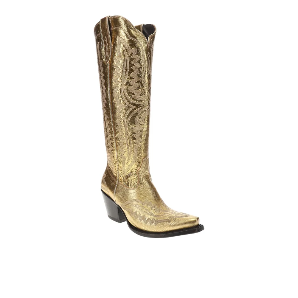Casanova Embroidered Snip Toe Zippered Cowboy Boots - Image 2