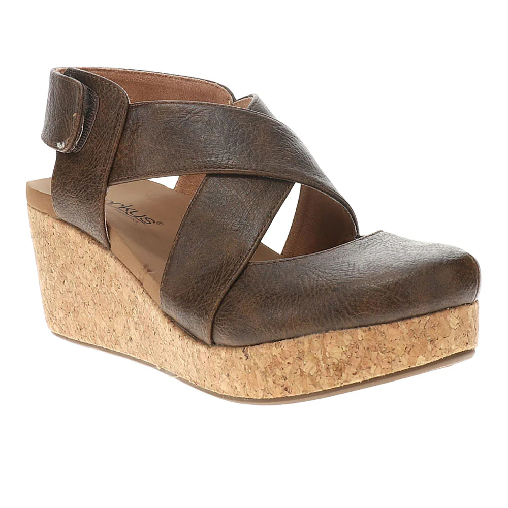Case Closed Wedge Sandals - Image 2