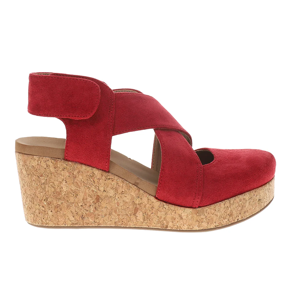 Case Closed Wedge Sandals